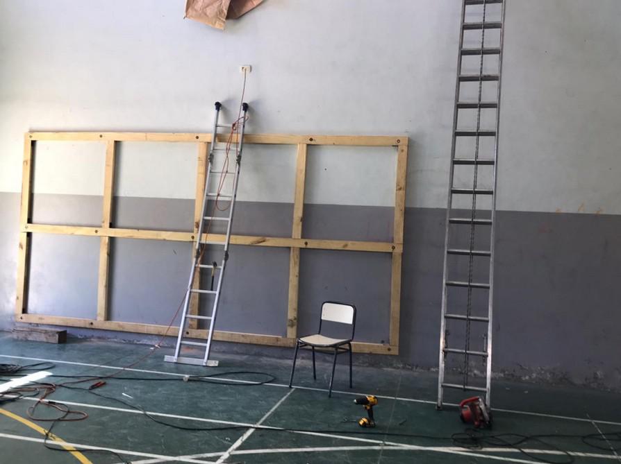 Muro de Escalada en la Escuela 298